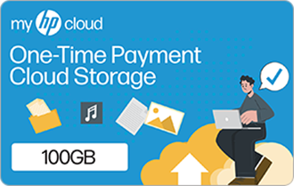 myHPcloud One-Time Payment Cloud Storage 100 GB Digital