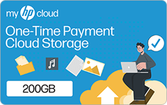 myHPcloud One-Time Payment Cloud Storage 200 GB Digital